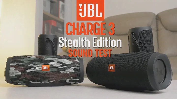 JBL Charge 3 Stealth Edition vs JBL Charge 3 - sound comparison HQ