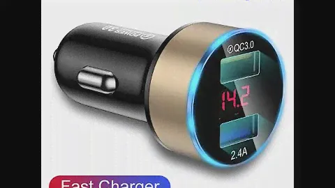 Быстрая зарядка. Мощьная автомобильная зарядка. Quick Charge 3.0, Посылка из Китая / AliExpress.